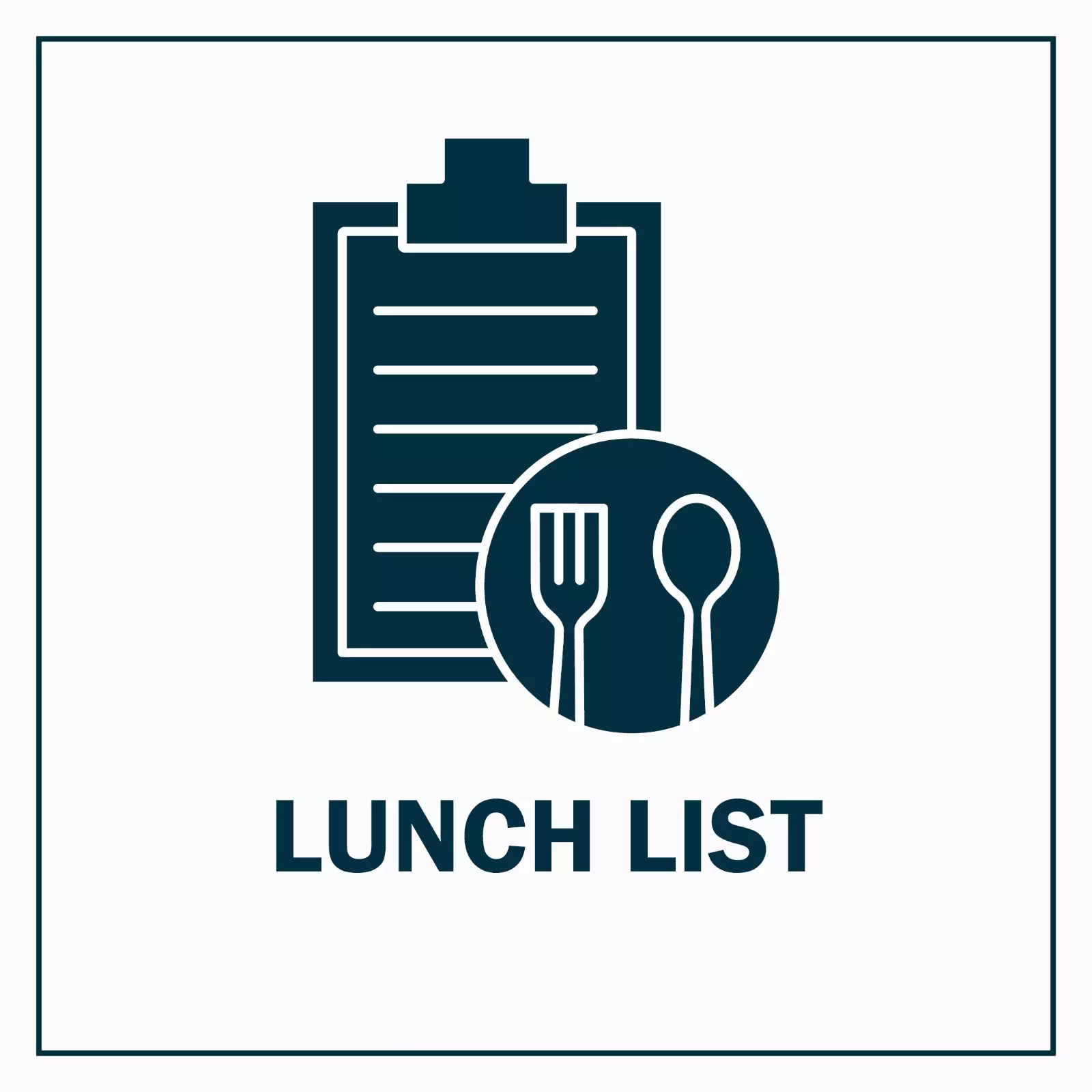 LUNCH LIST