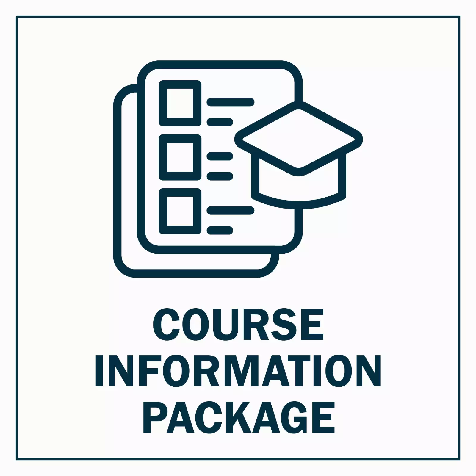 COURSE INFORMATION PACKAGE